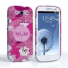 Caseflex Samsung Galaxy S3 Retro Swirl Mum Case – Pink