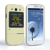 Caseflex Samsung Galaxy S3 Steve Jobs Quote Case