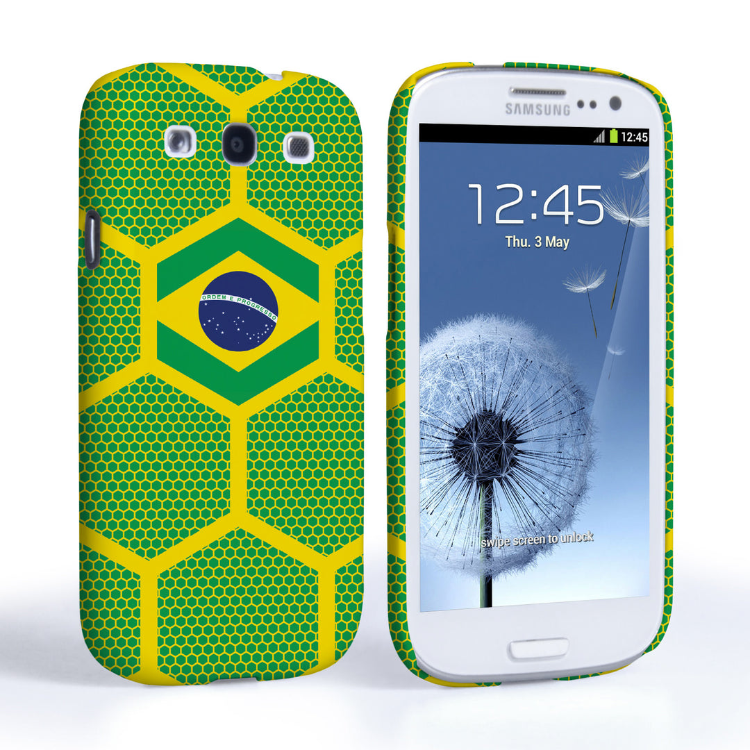 Caseflex Samsung Galaxy S3 Brazil Football Pattern World Cup Case