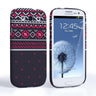 Caseflex Samsung Galaxy S3 Fairisle Case – Grey And Red Half Pattern