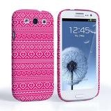 Caseflex Samsung Galaxy S3 Fairisle Case – Pink And White - Mobile Madhouse