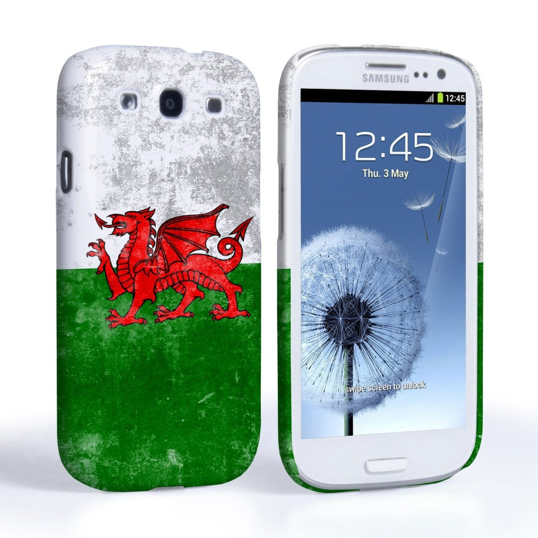 Caseflex Samsung Galaxy S3 Retro Wales Flag Case - Mobile Madhouse