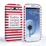 Samsung Galaxy S3 Chanel Quote Case – Red