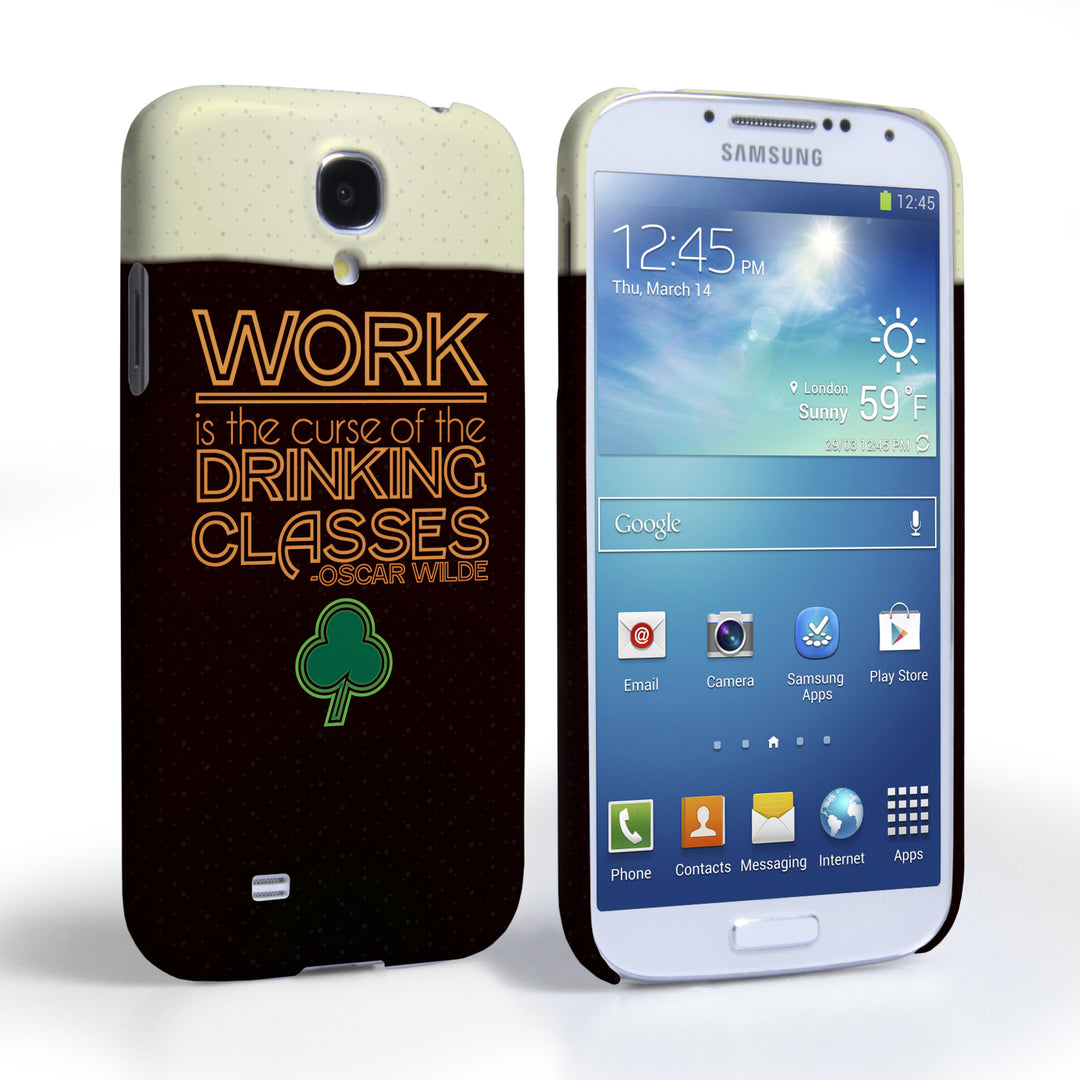 Caseflex Samsung Galaxy S4 Wilde Drinking Classes Quote Case Black