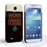 Caseflex Samsung Galaxy S4 Wilde Drinking Classes Quote Case Black