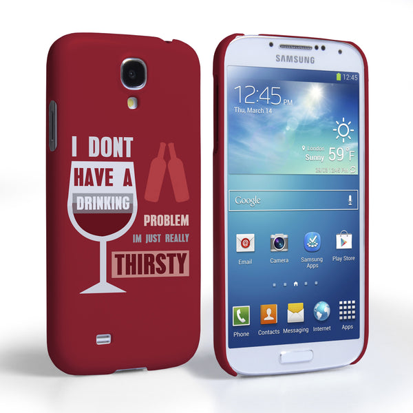 Caseflex Samsung Galaxy S4 ‘Really Thirsty’ Quote Hard Case – Red
