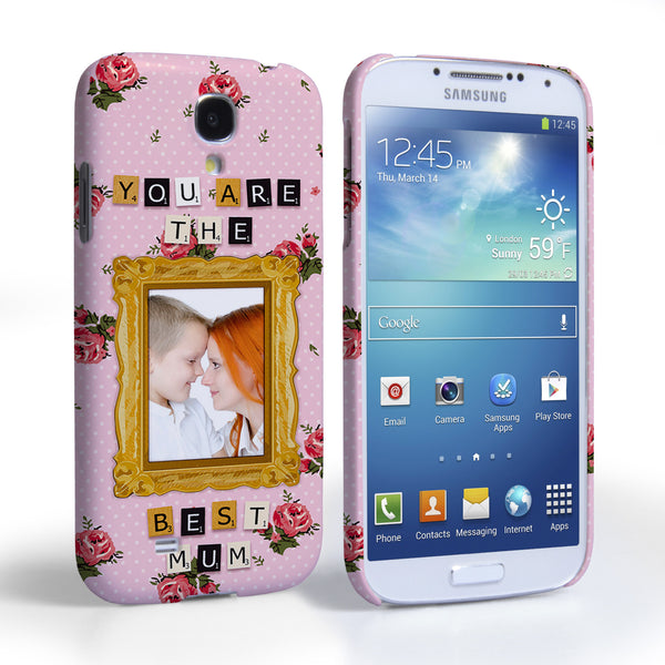 Caseflex Samsung Galaxy S4 ‘You are the best Mum’ Personalised Hard Case – Pink 