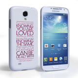 Caseflex Samsung Galaxy S4 Michael Jackson Quote Case