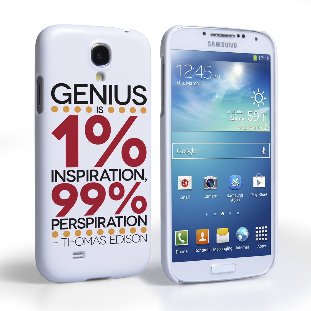 Caseflex Samsung Galaxy S4 Thomas Edison Quote Case