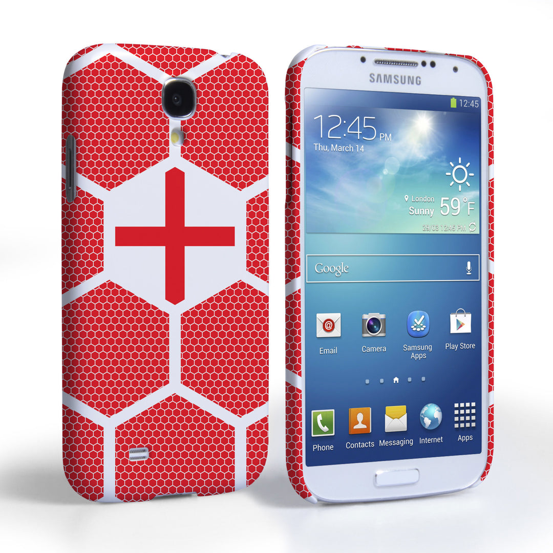 Caseflex Samsung Galaxy S4 England Football Pattern World Cup Case 