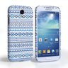 Caseflex Samsung Galaxy S4 Fairisle Case – Blue With White Background