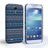 Caseflex Samsung Galaxy S4 Fairisle Case – Grey With Blue Background