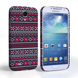 Caseflex Samsung Galaxy S4 Fairisle Case – Grey With Red Background - Mobile Madhouse