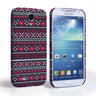 Caseflex Samsung Galaxy S4 Fairisle Case – Grey With Red Background