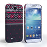 Caseflex Samsung Galaxy S4 Fairisle Case – Grey And Red Half Pattern