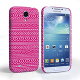Caseflex Samsung Galaxy S4 Fairisle Case – Pink And White - Mobile Madhouse