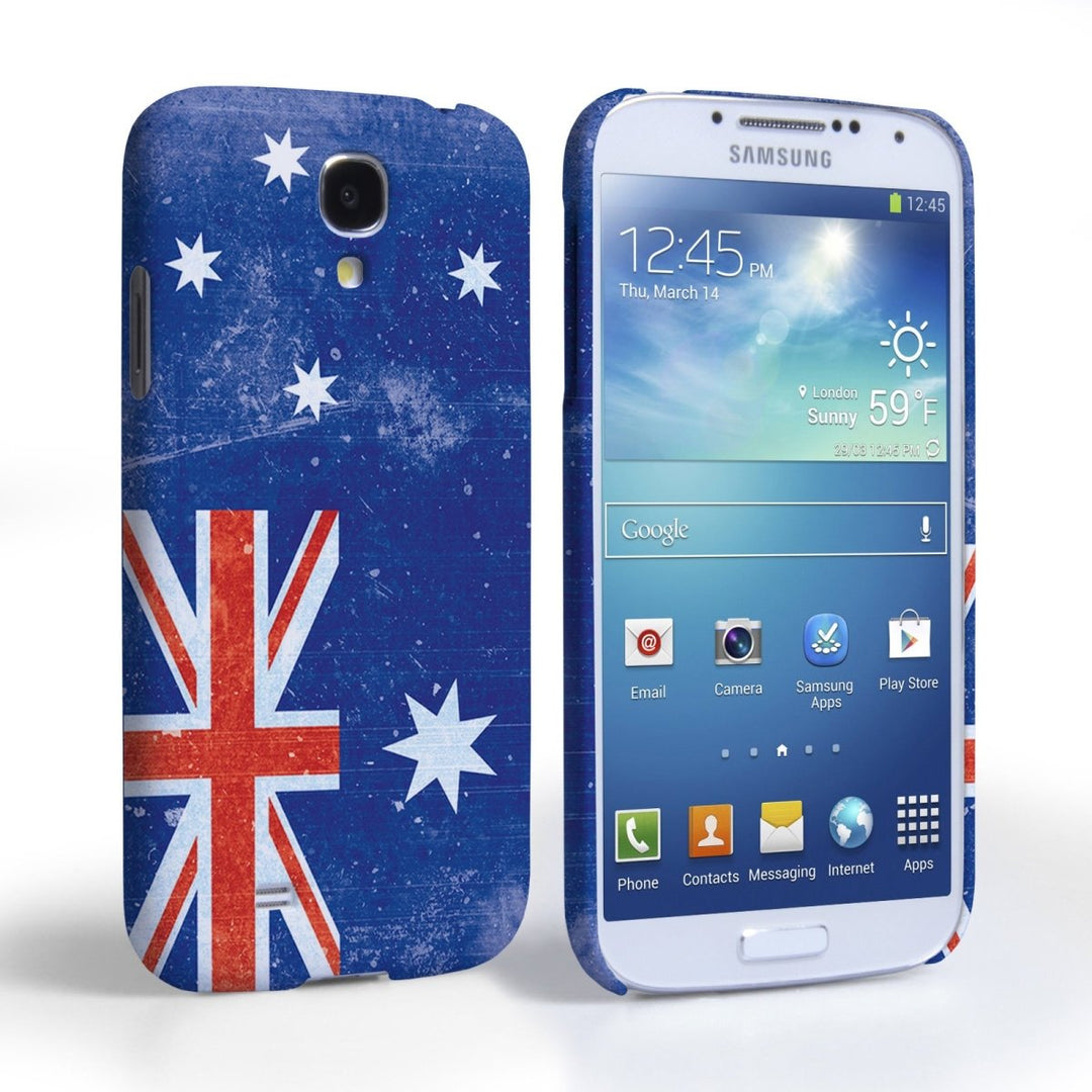 Caseflex Samsung Galaxy S4 Retro Australia Flag Case - Mobile Madhouse