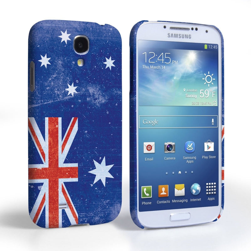 Caseflex Samsung Galaxy S4 Retro Australia Flag Case - Mobile Madhouse