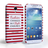 Samsung Galaxy S4 Chanel Fashion Changes Quote Case – Red - Mobile Madhouse