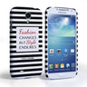 Samsung Galaxy S4 Chanel Fashion Changes Quote Case – Black
