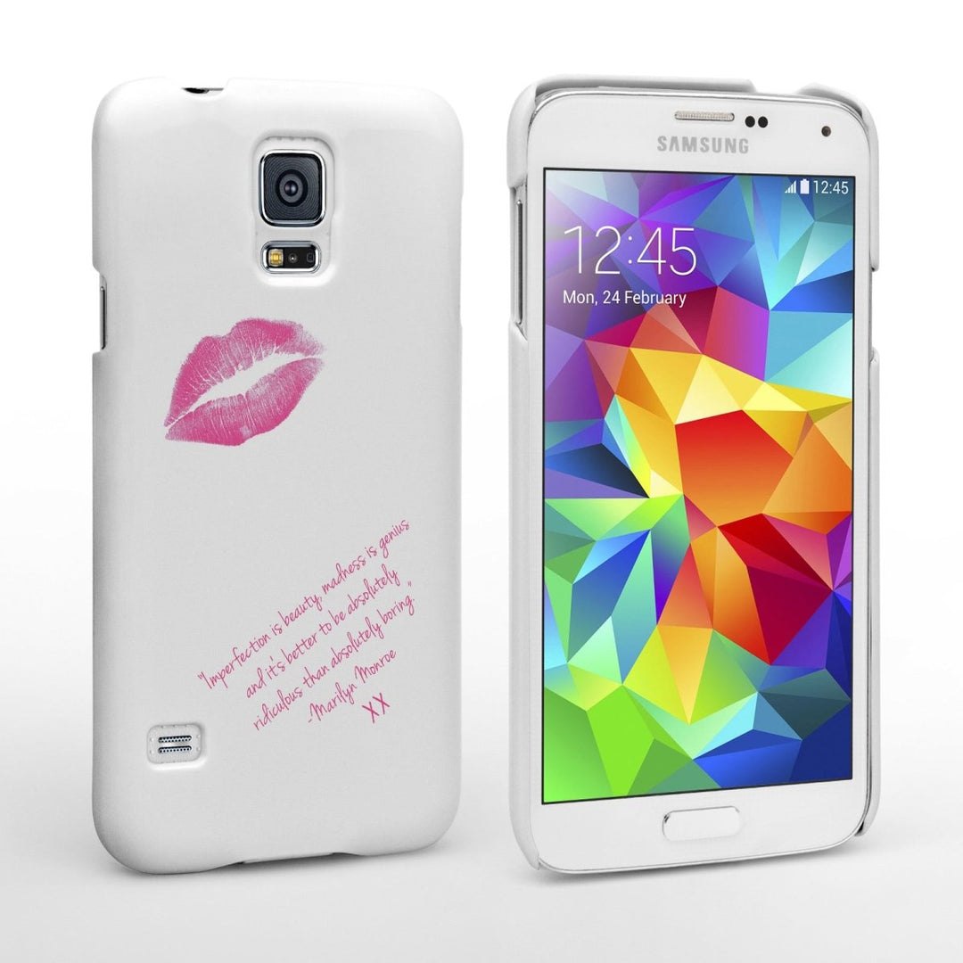 Caseflex Samsung Galaxy S5 Marilyn Monroe Quote Case - Mobile Madhouse