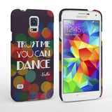 Caseflex Samsung Galaxy S5 Vodka Dance Quote Hard Case – Purple - Mobile Madhouse