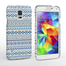 Caseflex Samsung Galaxy S5 Fairisle Case – Blue With White Background
