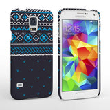 Caseflex Samsung Galaxy S5 Case Fair Isle Jumper Case - Blue - Mobile Madhouse