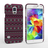 Caseflex Samsung Galaxy S5 Case Fair Isle Heart Case - Red - Mobile Madhouse