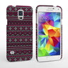 Caseflex Samsung Galaxy S5 Case  Fair Isle Heart Case - Red