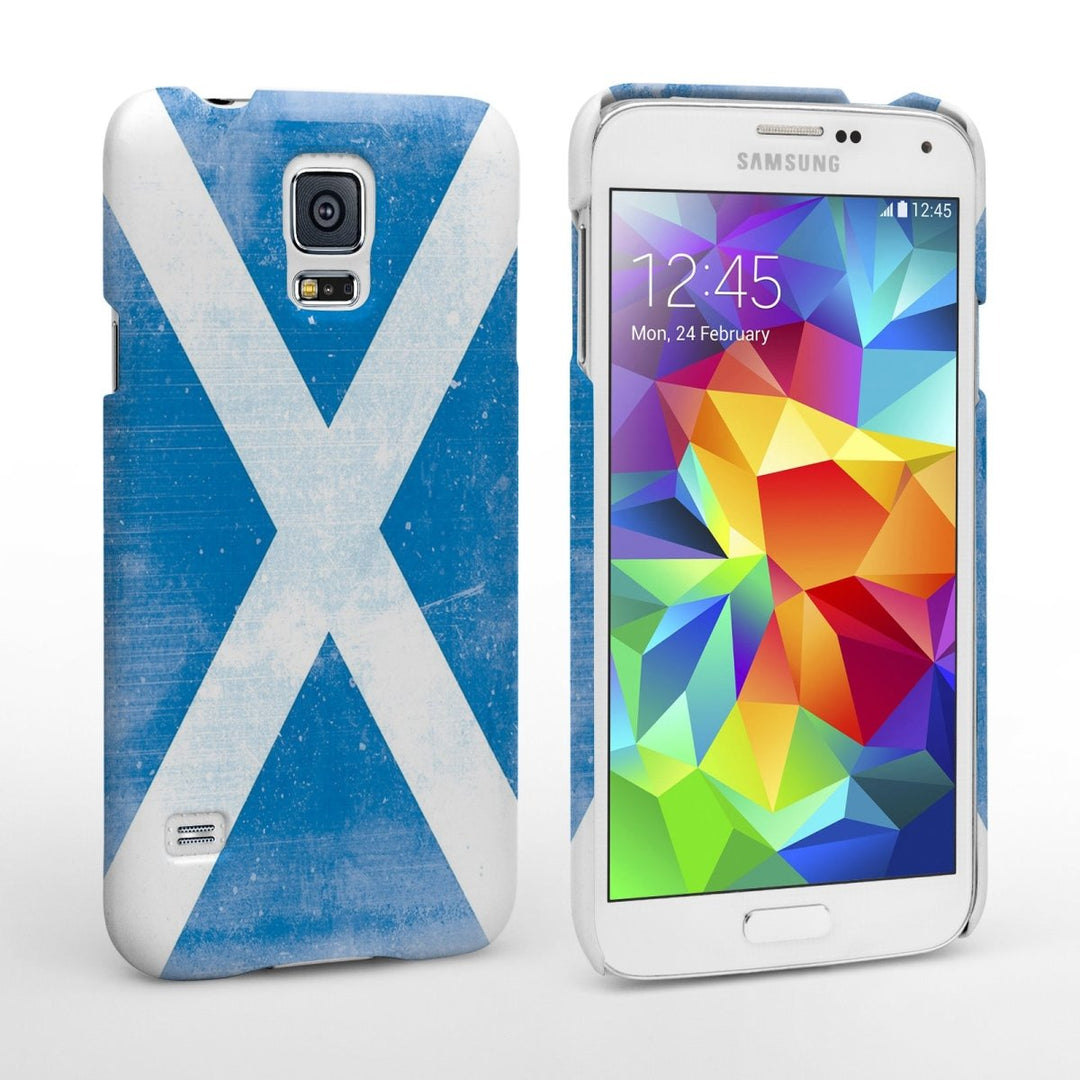 Caseflex Samsung Galaxy S5 Retro Scotland Flag Case - Mobile Madhouse