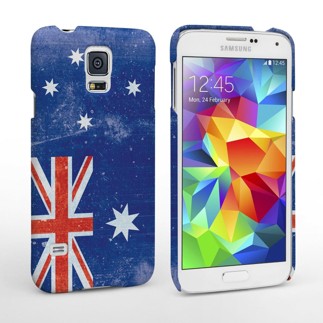 Caseflex Samsung Galaxy S5 Retro Australia Flag Case - Mobile Madhouse