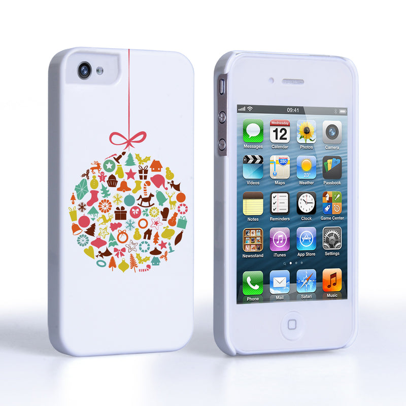 Caseflex iPhone 4 / 4S Christmas Bauble Decorations Case