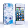 Caseflex Iphone 4 And 4s Winter Christmas Snowflake Cover – Blue