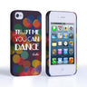 Caseflex Iphone 4 And 4S Vodka Dance Quote Hard Case – Purple