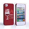 Caseflex iPhone 4 And 4S ‘Really Thirsty’ Quote Hard Case – Red