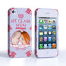 Caseflex Iphone 4 And 4s ‘1st Class Mum’ Vintage Floral Hard Case