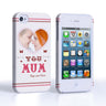 Caseflex Iphone 4 And 4s 'Love You Mum’ Personalised Hard Case – Pink