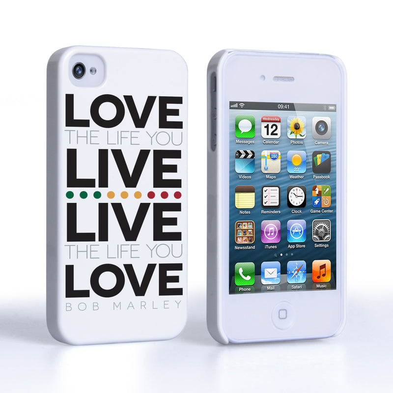 Caseflex iPhone 4 / 4s Bob Marley Quote Case