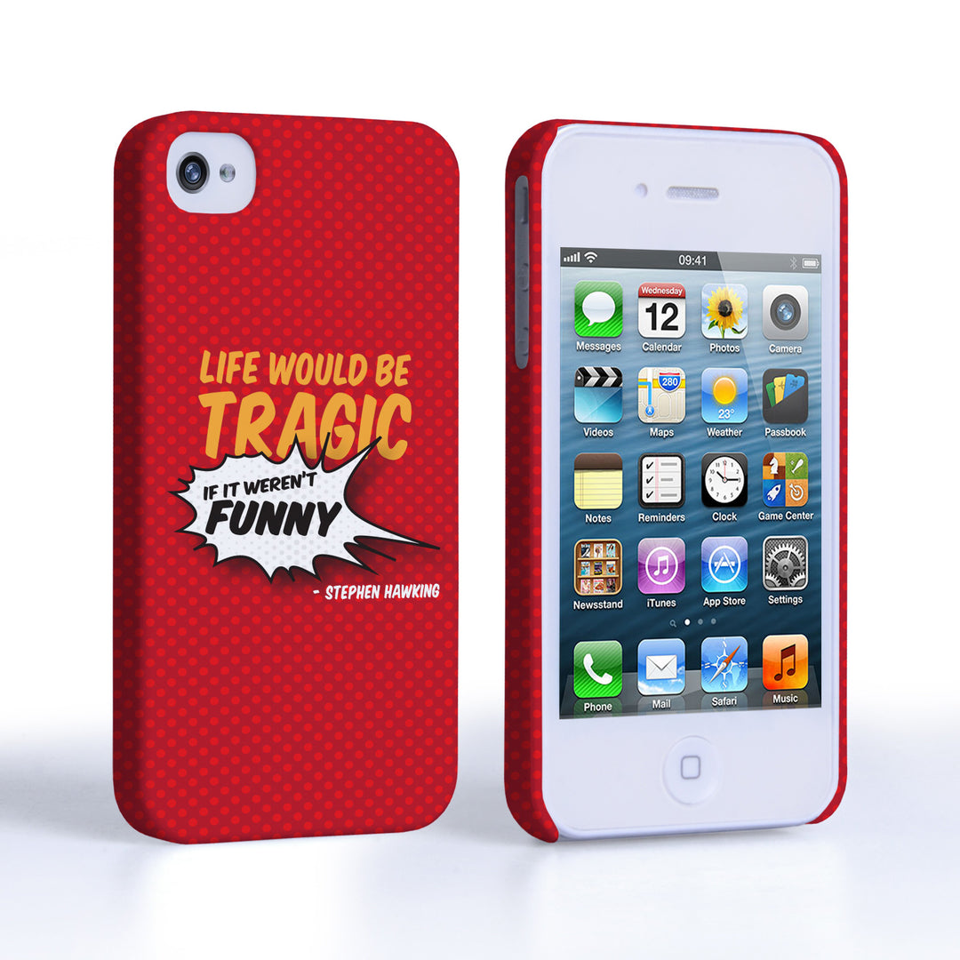 Caseflex iPhone 4 / 4s Stephen Hawking Quote Case