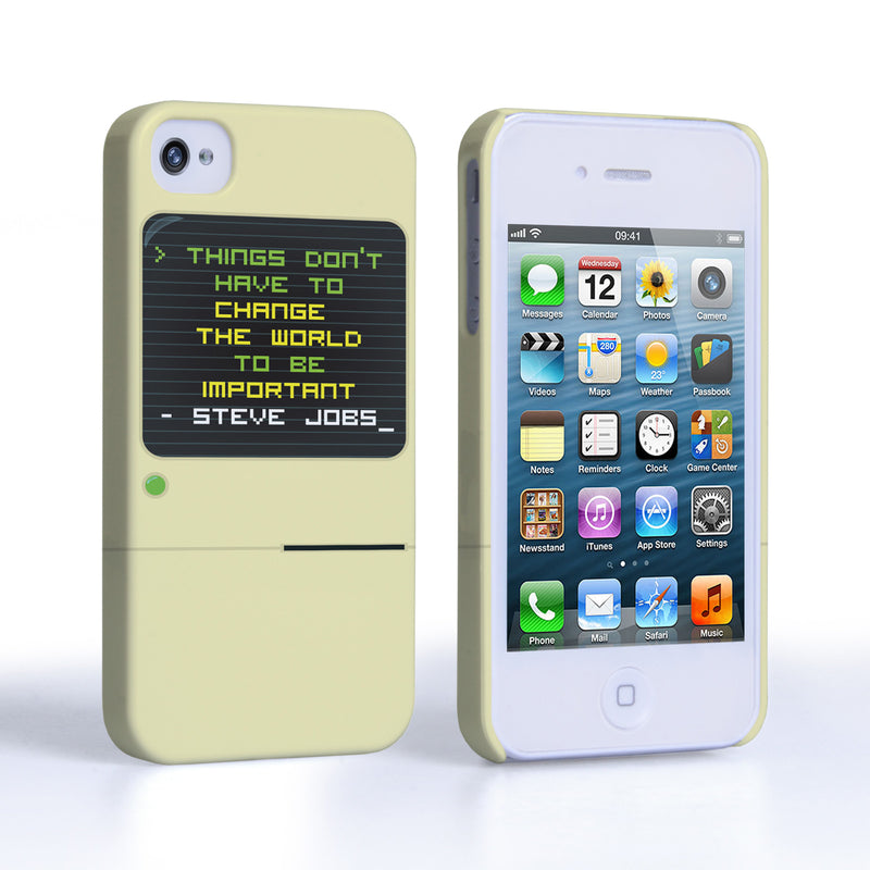 Caseflex iPhone 4 / 4s Steve Jobs Quote Case