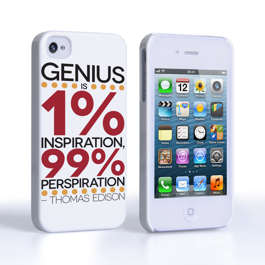 Caseflex iPhone 4 / 4s Thomas Edison Quote Case