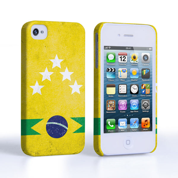Caseflex iPhone 4 / 4S Brazil 5-Star Retro World Cup Case