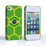 Caseflex Iphone 4 And 4s Brazil Football Pattern World Cup Case