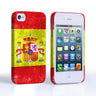 Caseflex Iphone 4 And 4s Retro Spain Flag Case