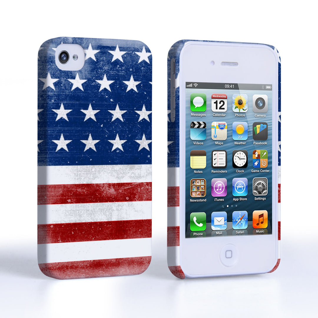 Caseflex iPhone 4 / 4S Retro USA Flag Case