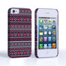Caseflex Iphone 4/4S Fairisle Case – Grey With Red Background