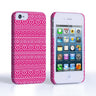 Caseflex Iphone 4/4S Fairisle Case – Pink And White