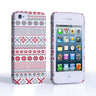 Caseflex Iphone 4/4S Fairisle Case – Red, White And Grey