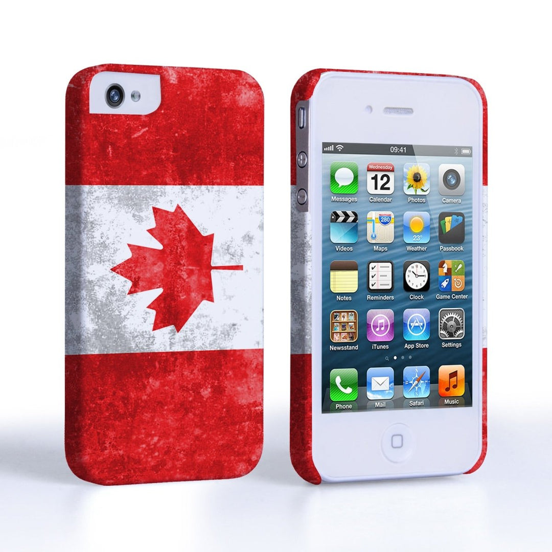 Caseflex iPhone 4s Retro Canada Flag Case - Mobile Madhouse